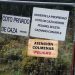 Senderistas denuncian la colocación de un cartel intimidatorio