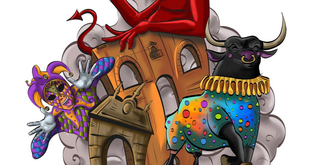 Un diseño del rondeño Rubén Valle será el muñeco que se queme como cierre del Carnaval de Ronda 2019