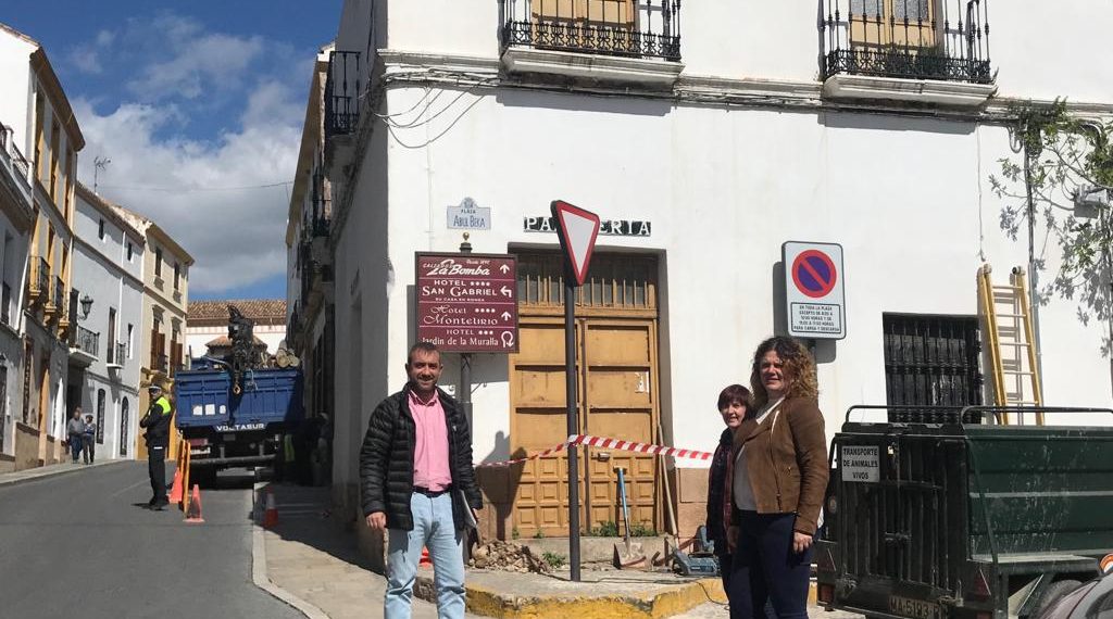 Comienza la actuación para eliminar el estrechamiento de calle Armiñán