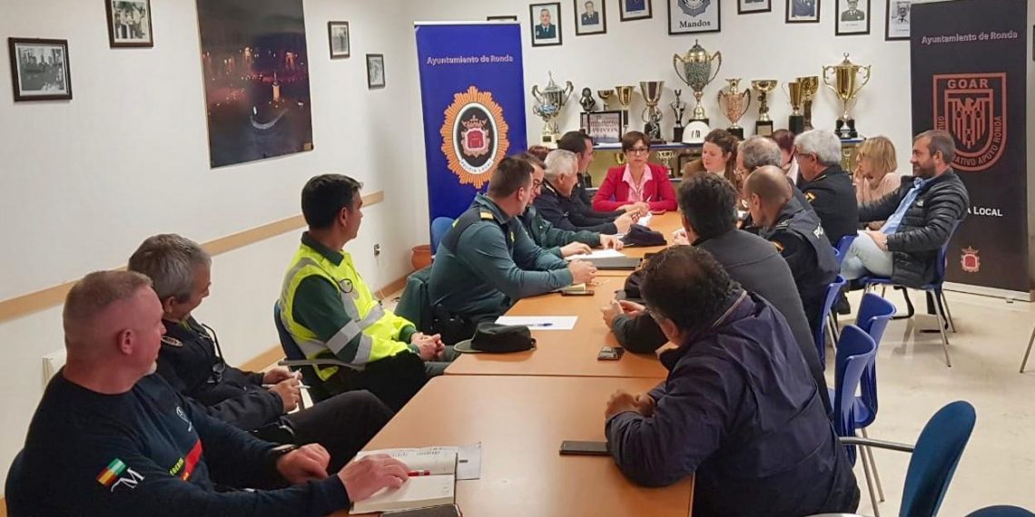 El Ayuntamiento de Ronda celebró la Junta Local de Seguridad para la Semana Santa