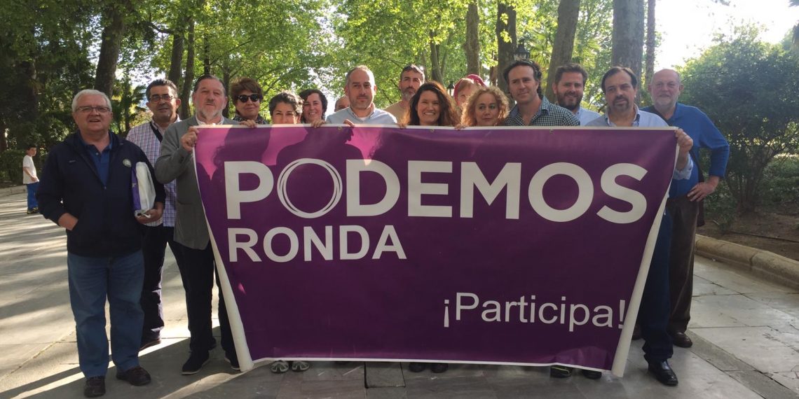 Podemos Ronda presentó la candidatura de cara a las municipales con Raúl Cordero como cabeza de lista