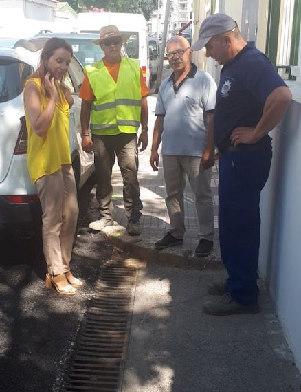 La delegada de Obras visita los barrios de San Francisco y la UVA para conocer qué problemas presentan sus calles