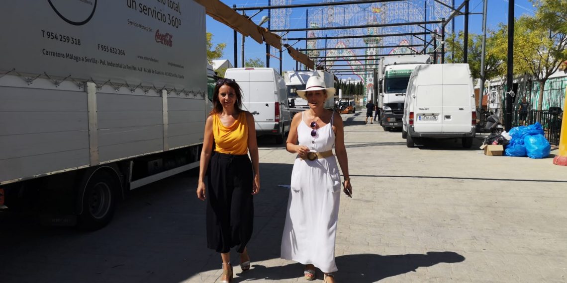 EL AYUNTAMIENTO SUPERVISA LOS ÚLTIMOS TRABAJOS EN EL RECINTO ´ÁNGEL HARILLO’ DE CARA AL INICIO MAÑANA DE LA FERIA 2019