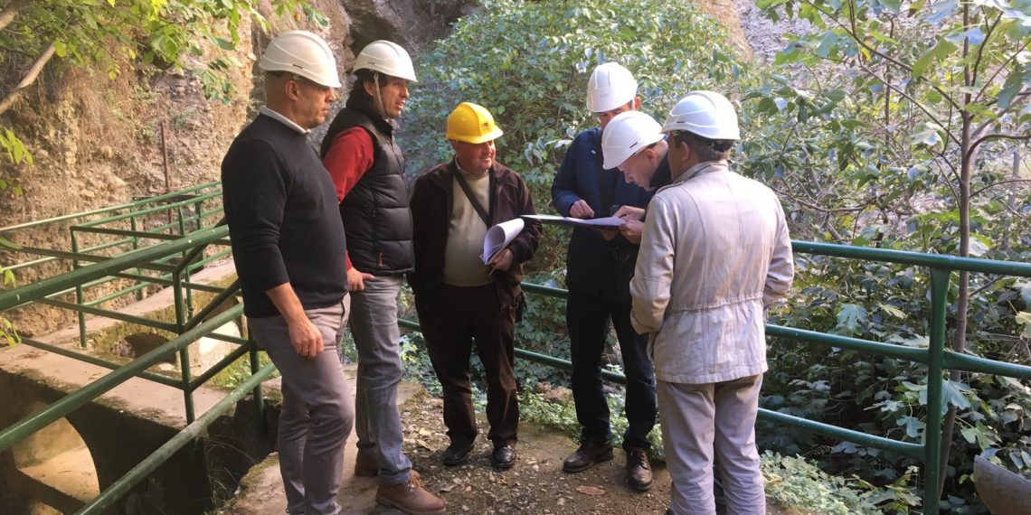 TÉCNICOS DE ENDESA Y DEL AYUNTAMIENTO DE RONDA VISITAN EL CAMINO DEL DESFILADERO DEL TAJO