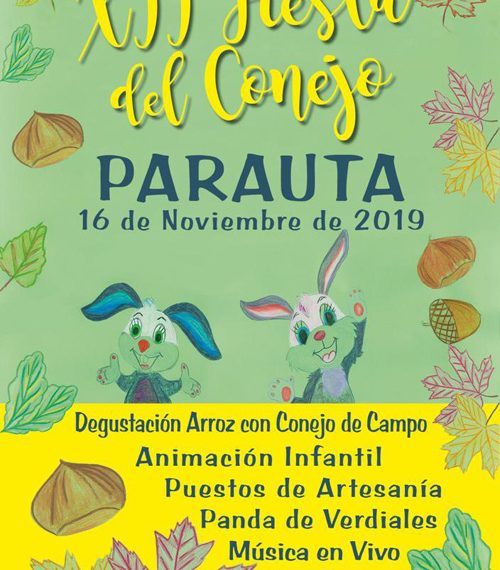 PARAUTA CELEBRARÁ SU XII FIESTA DEL CONEJO EL 16 DE NOVIEMBRE