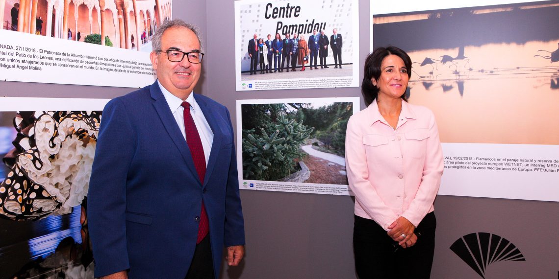 Fundación Unicaja y la Agencia EFE exponen en el Museo Unicaja Joaquín Peinado medio centenar de fotografías de los momentos más destacados de 2018