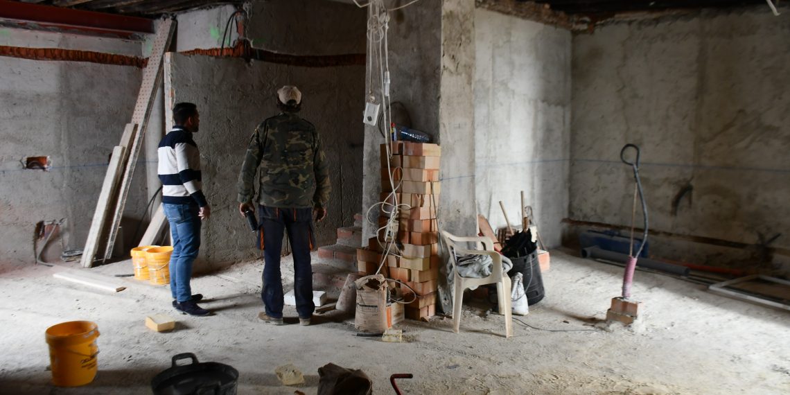 Cartajima realiza obras de adecuación de un inmueble municipal