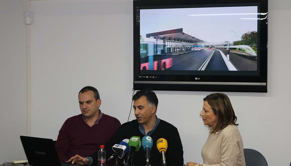 LOS ARQUITECTOS AUTORES DEL PROYECTO DE LA NUEVA ESTACIÓN DE AUTOBUSES PRESENTAN LOS DETALLES EN UN ACTO PÚBLICO