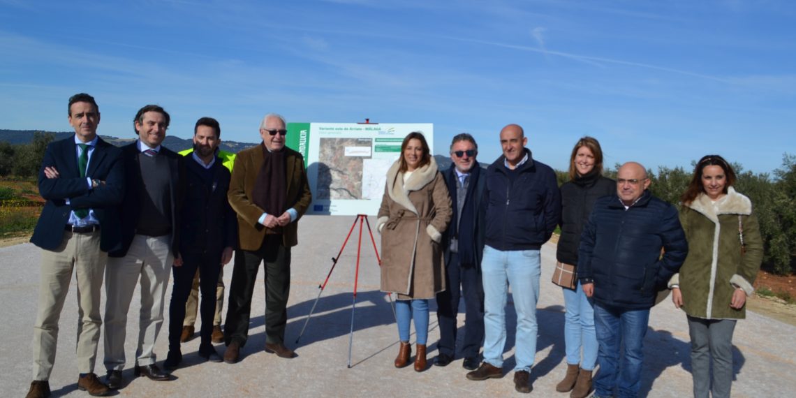 La alcaldesa destaca el cumplimiento de plazos del Gobierno andaluz en la finalización de la Variante Este de  Arriate
