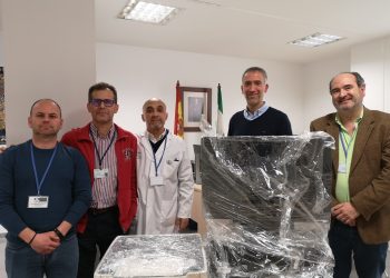 El Área Sanitaria Serranía de Málaga cede equipamiento informático a la Asociación El Buen Samaritano