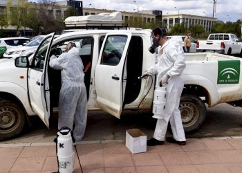 La Junta incorpora efectivos del Infoca a los trabajos de desinfección por el coronavirus