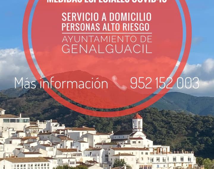 GENALGUACIL PONE EN MARCHA UN SERVICIO A DOMICILIO PARA LOS ANCIANOS