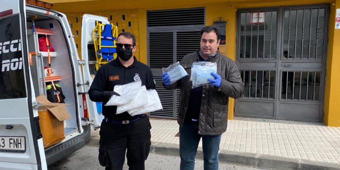 ALFARO DONA 2.000 MASCARILLAS PARA EL HOSPITAL, CUERPOS DE SEGURIDAD, LEGIÓN Y RESIDENCIAS DE MAYORES
