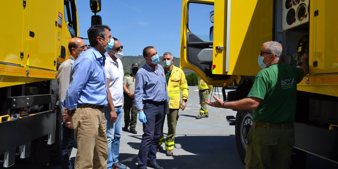 LA JUNTA ADQUIERE NUEVOS VEHÍCULOS AUTOBOMBA PARA EL INFOCA, UNO DE ELLOS PARA EL CEDEFO DE RONDA