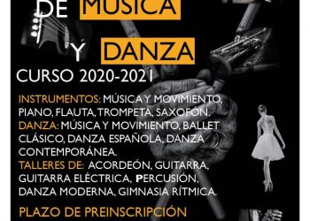 EDUCACIÓN ABRE EL PLAZO PARA INSCRIBIRSE EN LA OFERTA FORMATIVA DE LA ESCUELA MUNICIPAL DE MÚSICA Y DANZA