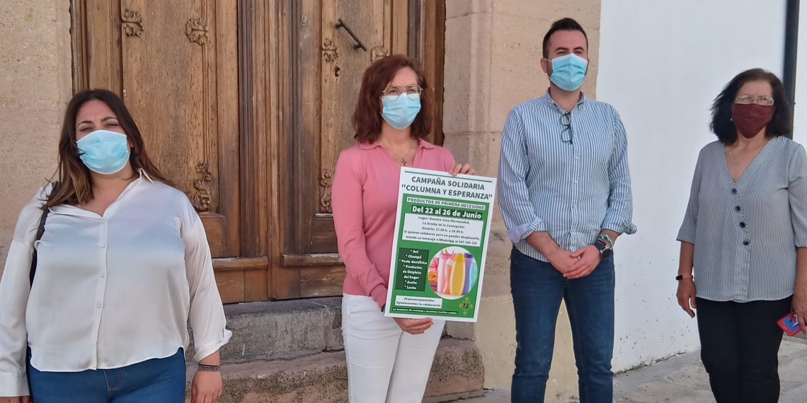 EL AYUNTAMIENTO MUESTRA SU APOYO A LA CAMPAÑA SOLIDARIA QUE REALIZARÁ LA HERMANDAD DE LA COLUMNA