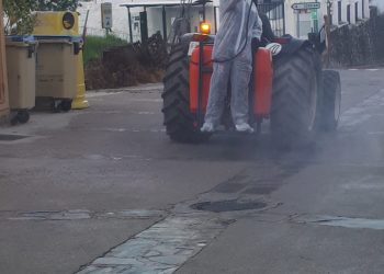 Faraján retoma los trabajos de desinfección del casco urbano