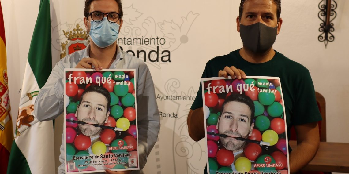 LA DELEGACIÓN DE CULTURA PRESENTA EL ESPECTÁCULO DE MAGIA FAMILIAR DEL RONDEÑO ‘FRAN QUÉ’