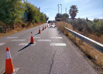 La Diputación invierte 108.000 euros en el arreglo de la carretera de Ronda a Benaoján
