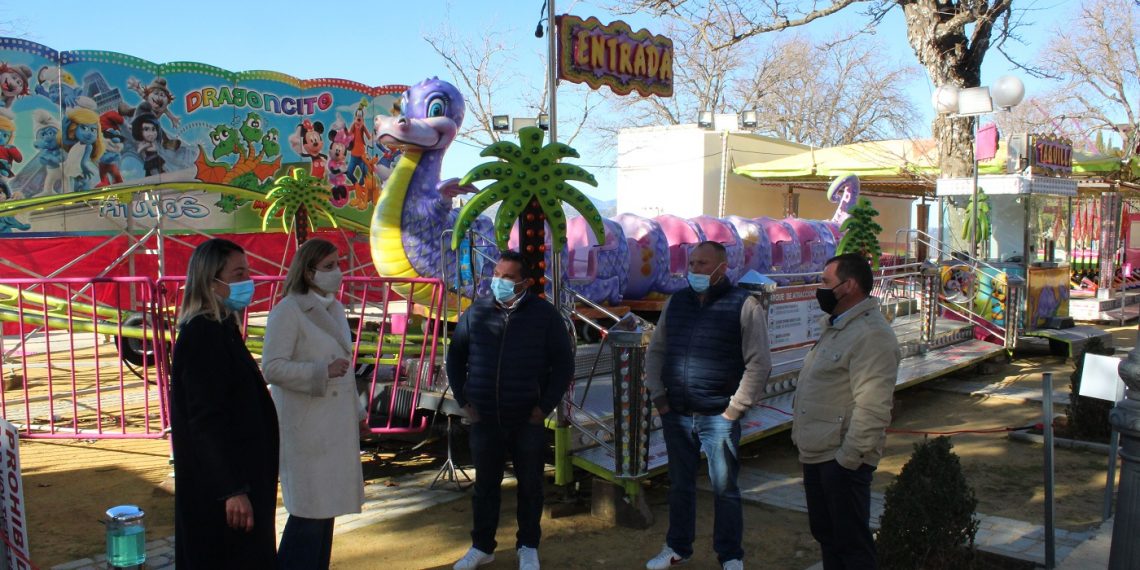 EL AYUNTAMIENTO APOYA A LOS FERIANTES CON EL MONTAJE EXENTO DE TASAS DE ATRACCIONES EN LA ALAMEDA DEL TAJO