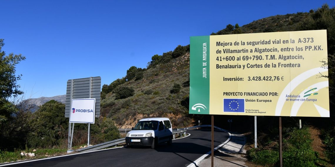 FINALIZA EL ARREGLO DE LA A-373 EN EL TÉRMINO MUNICIPAL DE ALGATOCÍN