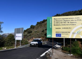 FINALIZA EL ARREGLO DE LA A-373 EN EL TÉRMINO MUNICIPAL DE ALGATOCÍN