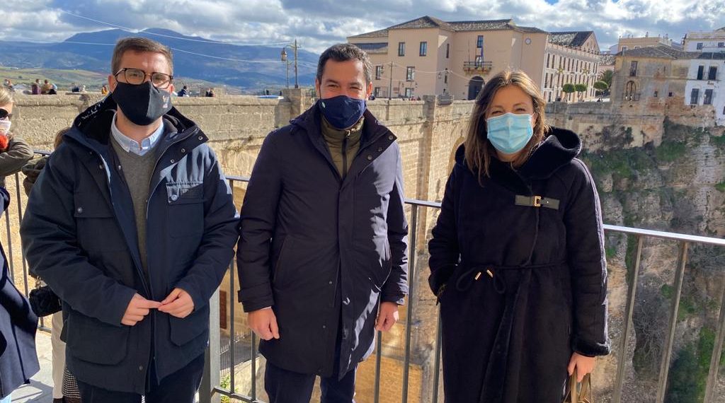 EL PRESIDENTE DE LA JUNTA DE ANDALUCÍA ELIGE RONDA PARA PASAR EL PRIMER FIN DE SEMANA DEL AÑO