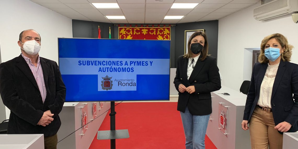 El Ayuntamiento anuncia las bases para acceder a las subvenciones para pymes y autónomos rondeños con motivo de la pandemia