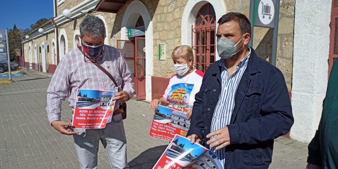 Convocan una marcha reivindicativa entre las estaciones de tren de Arriate y Ronda