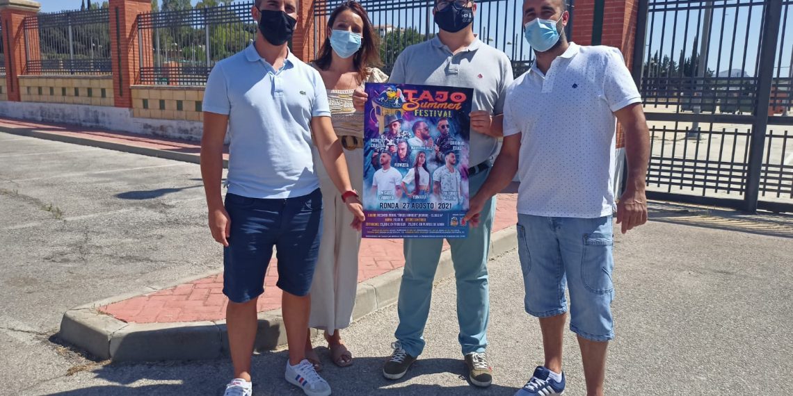 Ronda presenta el ‘Tajo Summer Festival’ un espectáculo musical que se celebrará el próximo 27 de agosto en el recinto ferial ‘Ángel Harillo’
