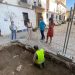 Aparecen restos arqueológicos de la época musulmana en las obras de mejora de una de las calles del casco histórico de Ronda
