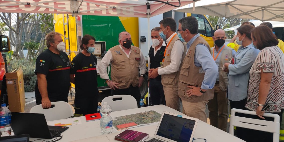 El Gobierno andaluz activa el nivel 2 del Plan Infoca por el incendio en Sierra Bermeja