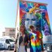 Okuda finaliza su tercer mural en Ronda inspirado en la Gioconda e incrementa la nueva ruta de arte urbano de la ciudad que seguirá creciendo