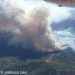 Imagen aérea del fuego de Sierra Bermeja FOTO PLAN INFOCA