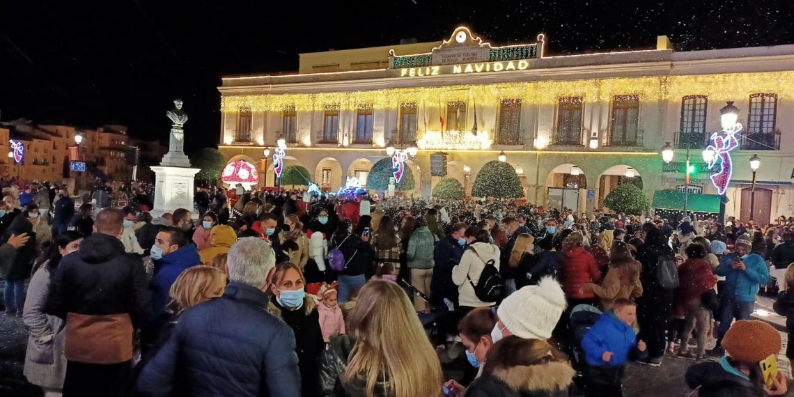 El aforo de la plaza de España se limita a 1.500 personas durante de las Campanadas de Nochevieja