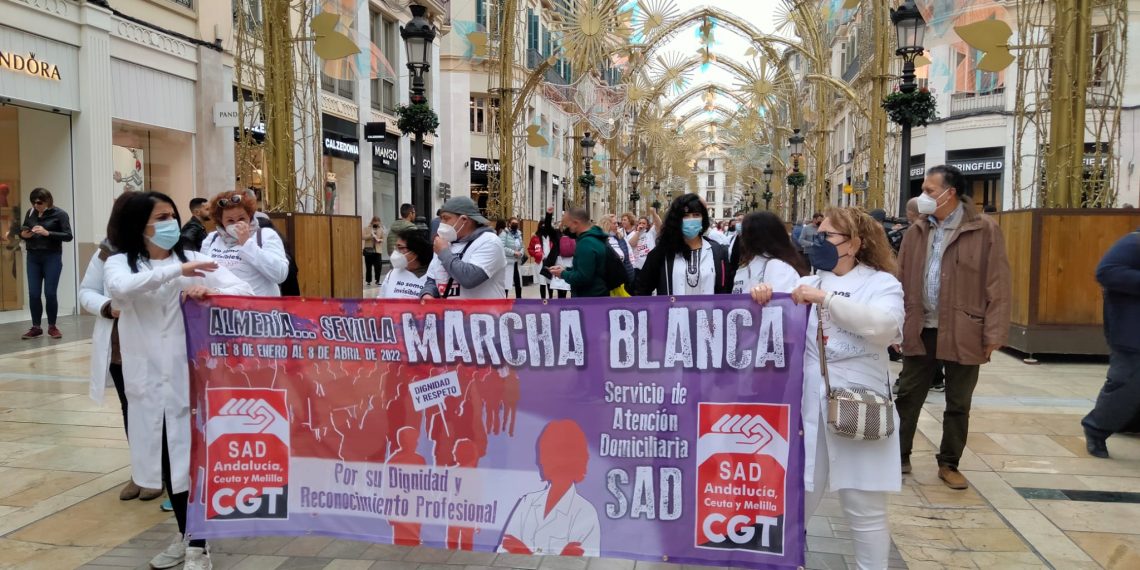 La ‘Marcha Blanca’ saldrá este sábado desde Ronda para demandar mejoras en la Atención a Domicilio