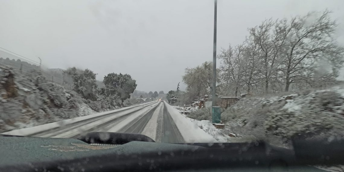 La borrasca ‘Celia’ deja lluvia y nieve en la Serranía de Ronda