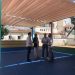El colegio Hermanos Aguilera de Los Prados estrena zona de sombra en el patio