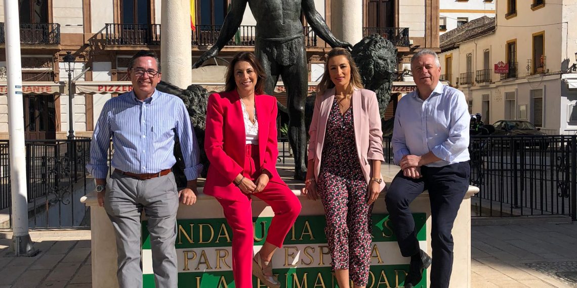 Elecciones 19J. El PP defiende en el inicio de la campaña el cumplimiento de los compromisos de la Junta con Ronda