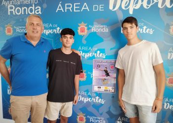 El Ayuntamiento de Ronda muestra su apoyo al I Torneo Gold Padel organizado por jóvenes rondeños