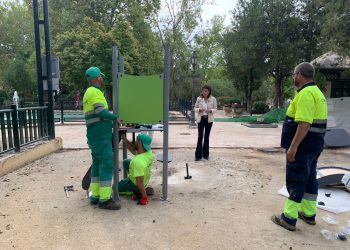 El Ayuntamiento de Ronda pone en marcha un plan de reforma de parques infantiles y arranca con las obras del de La Alameda del Tajo