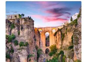 La ciudad de Ronda, imagen promocional de la conexión Nueva York- Málaga que va a recuperar la compañía United Airlines