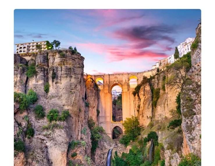 La ciudad de Ronda, imagen promocional de la conexión Nueva York- Málaga que va a recuperar la compañía United Airlines