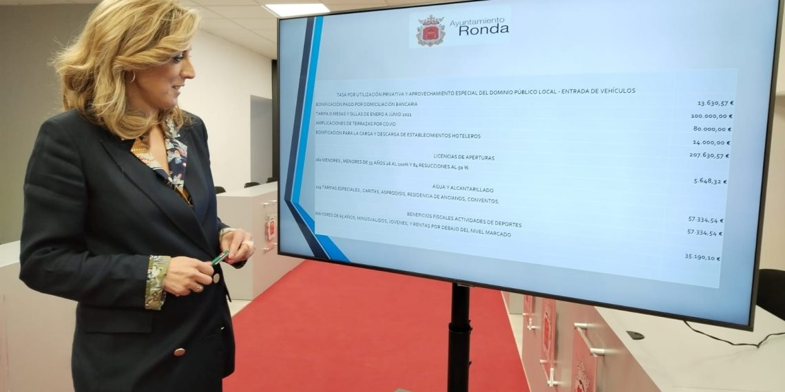 El Ayuntamiento establece bonificaciones fiscales que han ahorrado a los rondeños casi tres millones de euros en el ejercicio 2021