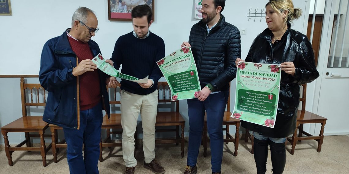 Ayuntamiento, la asociación San Cristóbal-La Harinera y la Hermandad Columna y Esperanza promueven una fiesta de Navidad