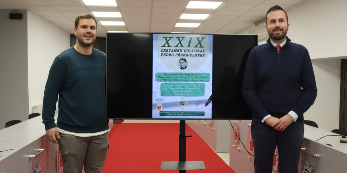 La delegación de Educación y la Hermandad de la Columna promueven la XIX edición del premio de poesía ‘Pedro Pérez Clotet’