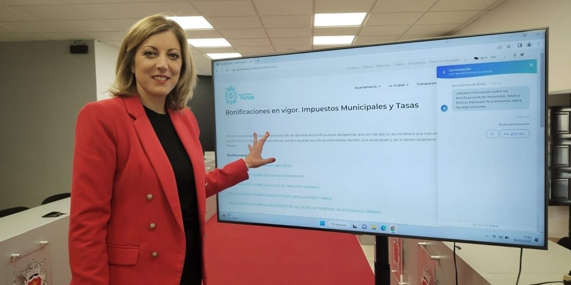 El Ayuntamiento de Ronda habilita un banner directo en la web para acceder a información sobre las bonificaciones fiscales