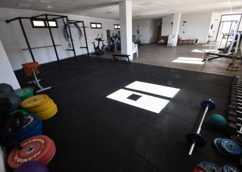 Alpandeire finaliza los trabajo de mejora y ampliación del gimnasio municipal