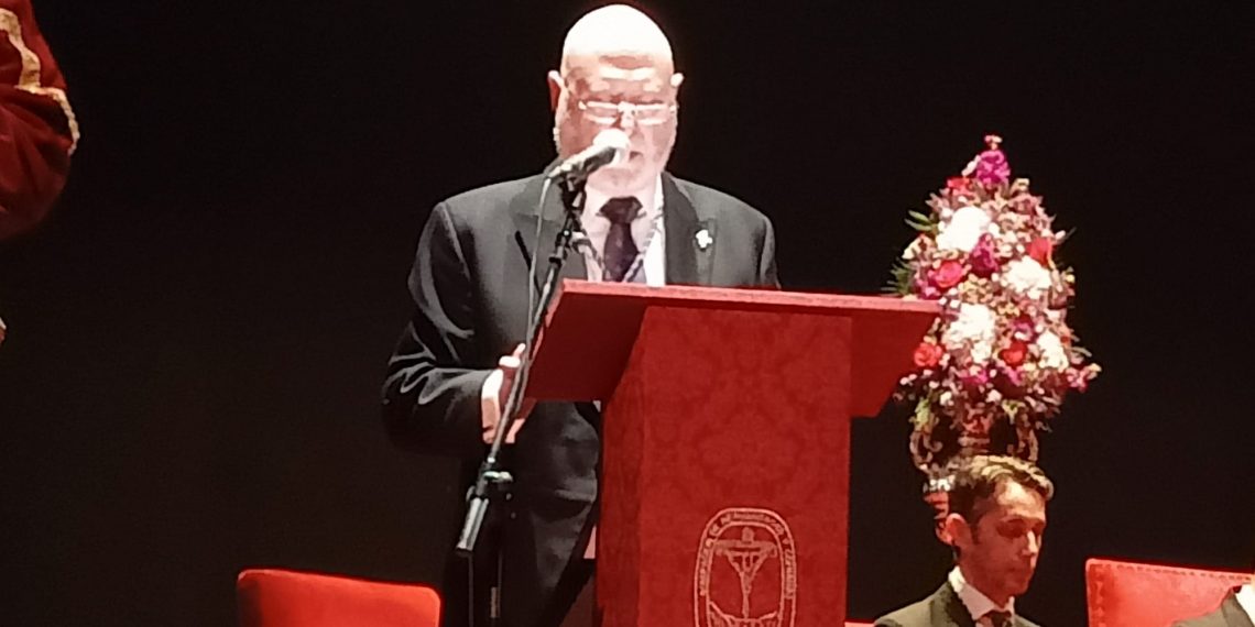 Jaime Aranda brinda a Ronda un pregón de Semana Santa evangelizador y lleno de sentimientos