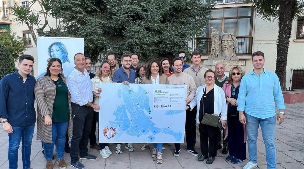 El PP propone un plan de 3.500 aparcamientos que se desarrollará en todas las barriadas de Ronda